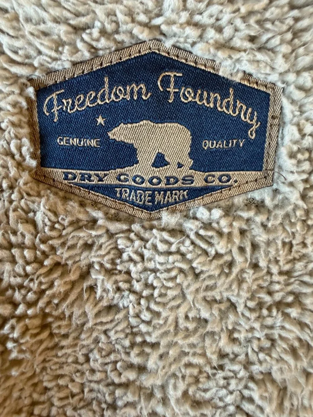 Freedom Foundry Sherpa Lined Plaid Shirt Jacket Large Shacket